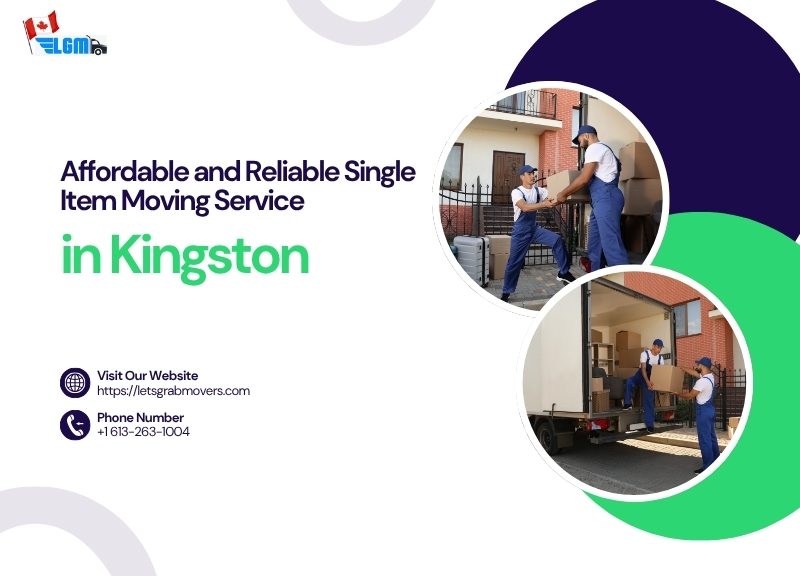 Affordable and Reliable Single Item Moving Service in Kingston