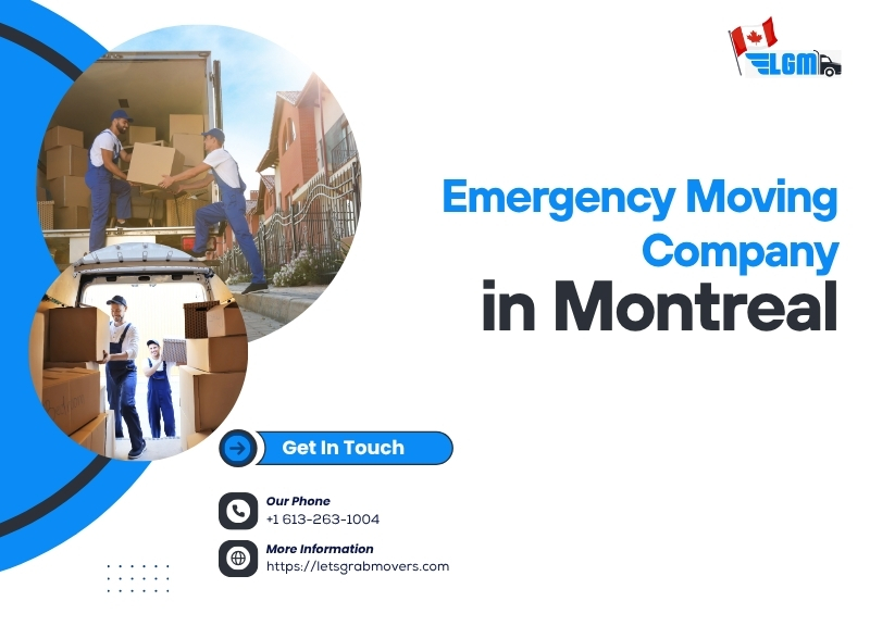 Reliable Emergency Moving Company in Montreal